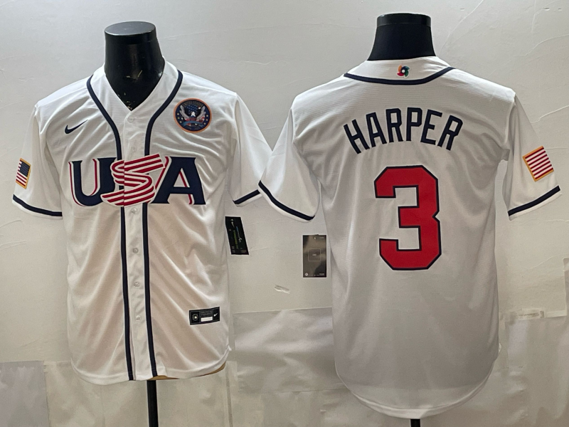 Men 2026 World cup white MLB Nike jersey 0068->more jerseys->MLB Jersey